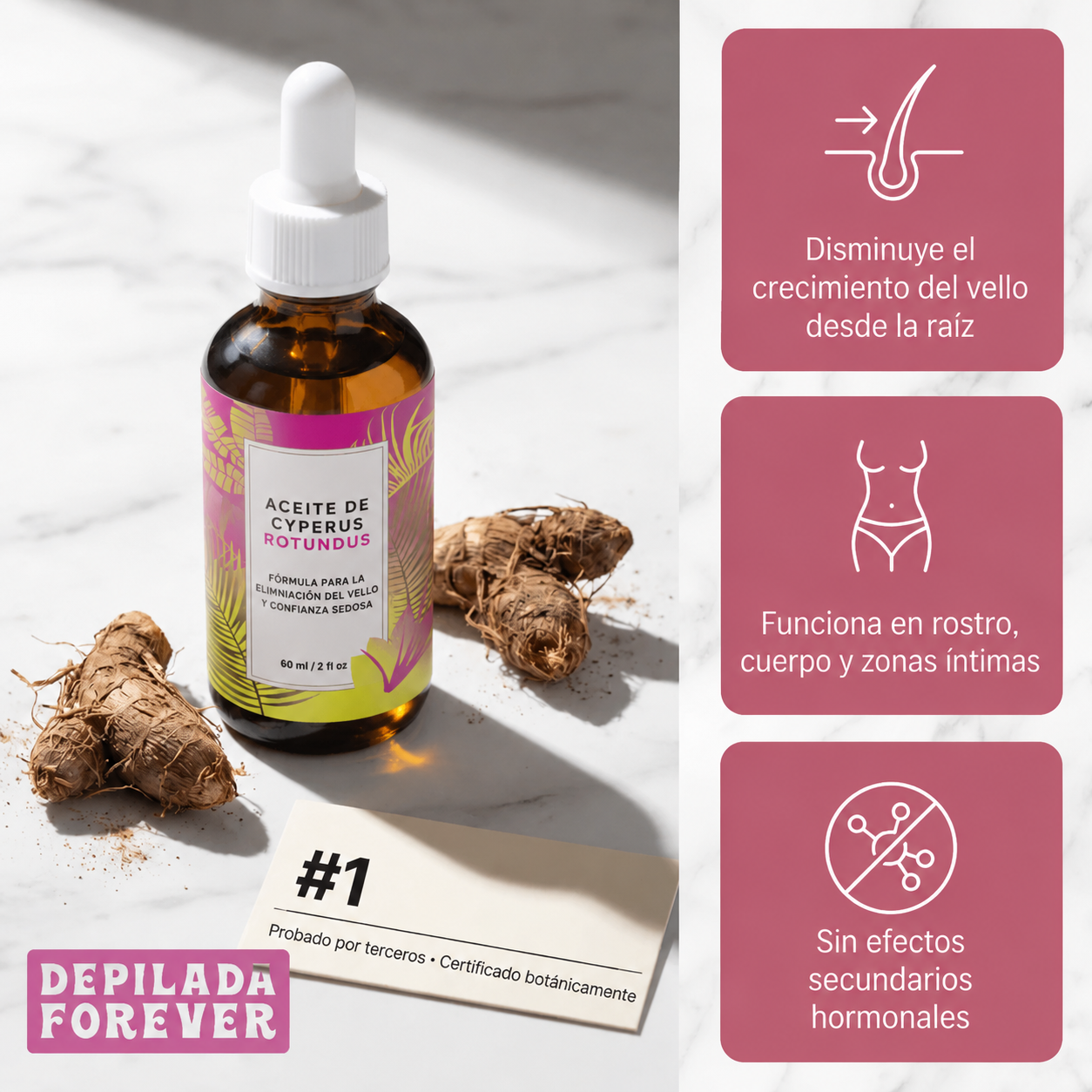 Elixir de Raíz de Cyperus™ - Depilada Forever