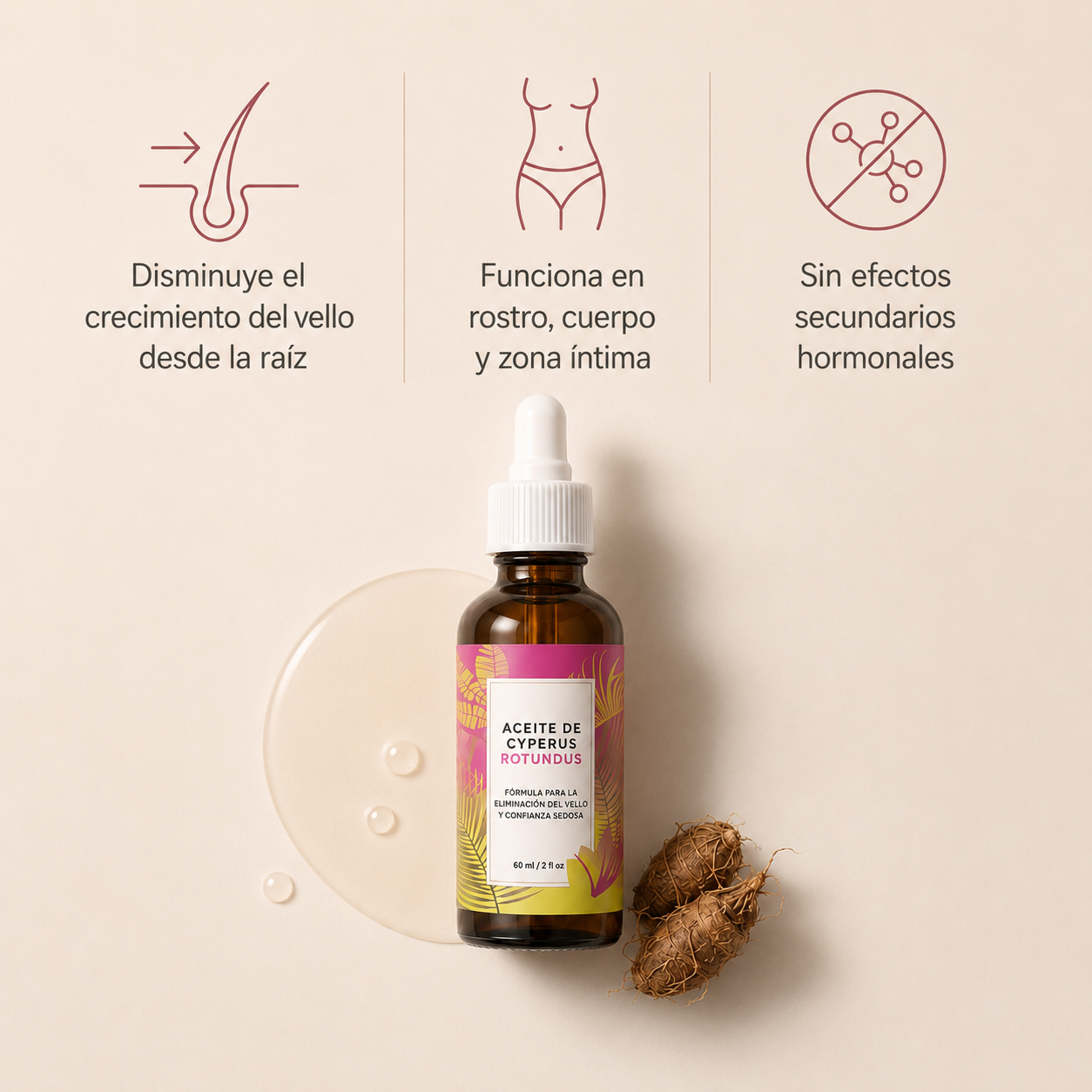 Elixir de Raíz de Cyperus™ - Depilada Forever Piernas