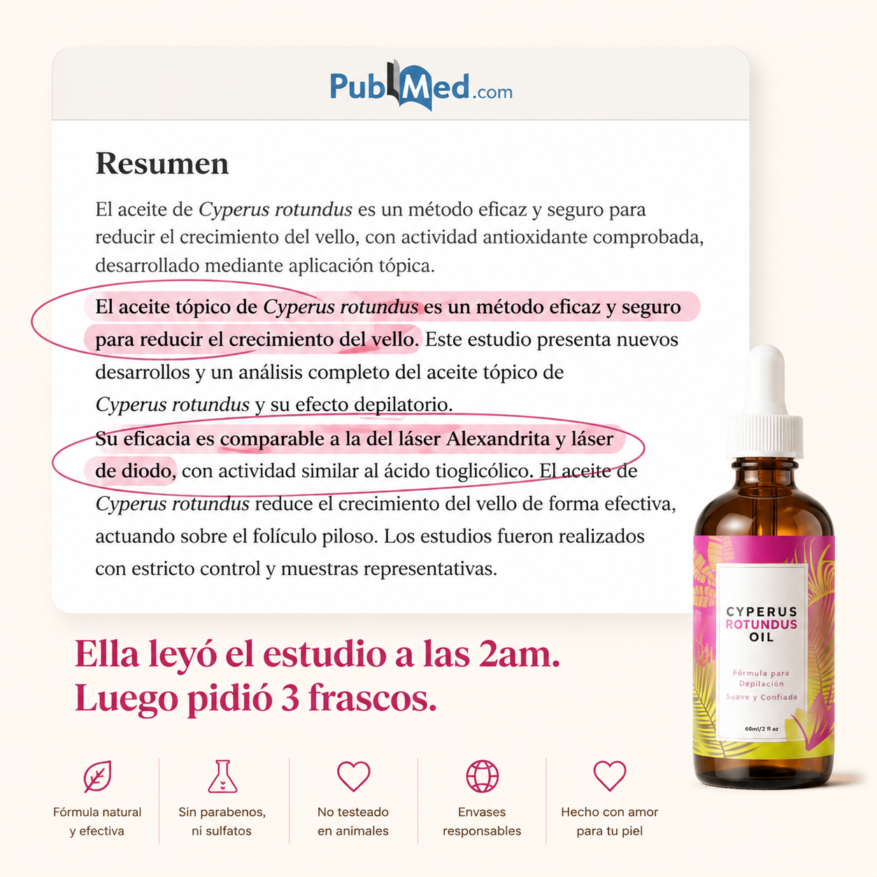 Elixir de Raíz de Cyperus™ - Depilada Forever